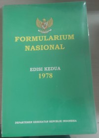 FORMULARIUM NASIONAL EDISI KEDUA 1978