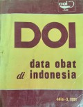 DOI Data Obat di Indonesia : Edisi 3, 1981